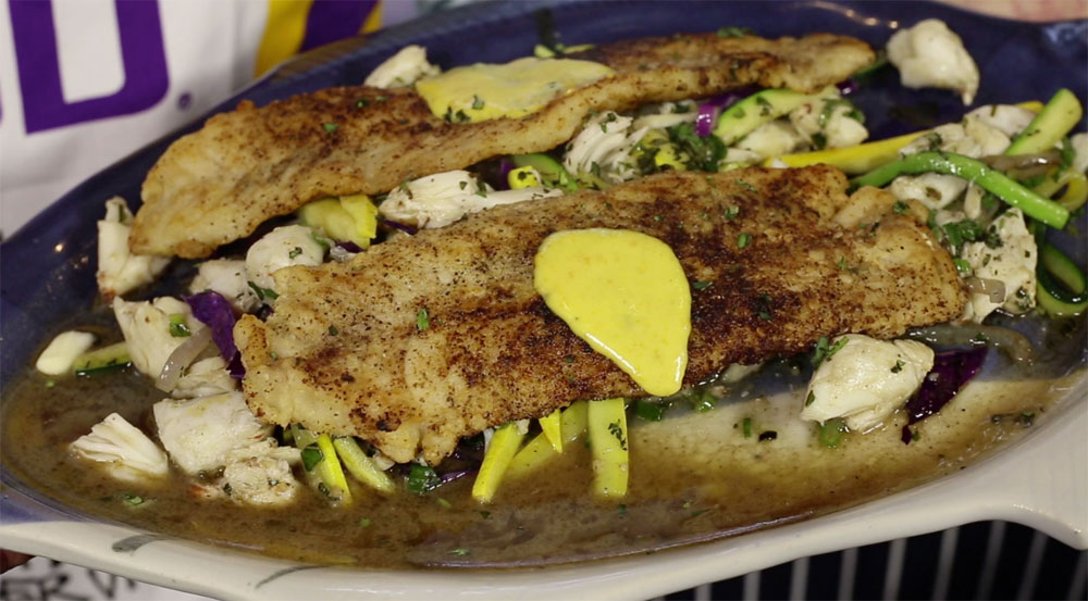 Trout Rex - recipe by Chef Folse Trout Rex - recipe by Chef Folse