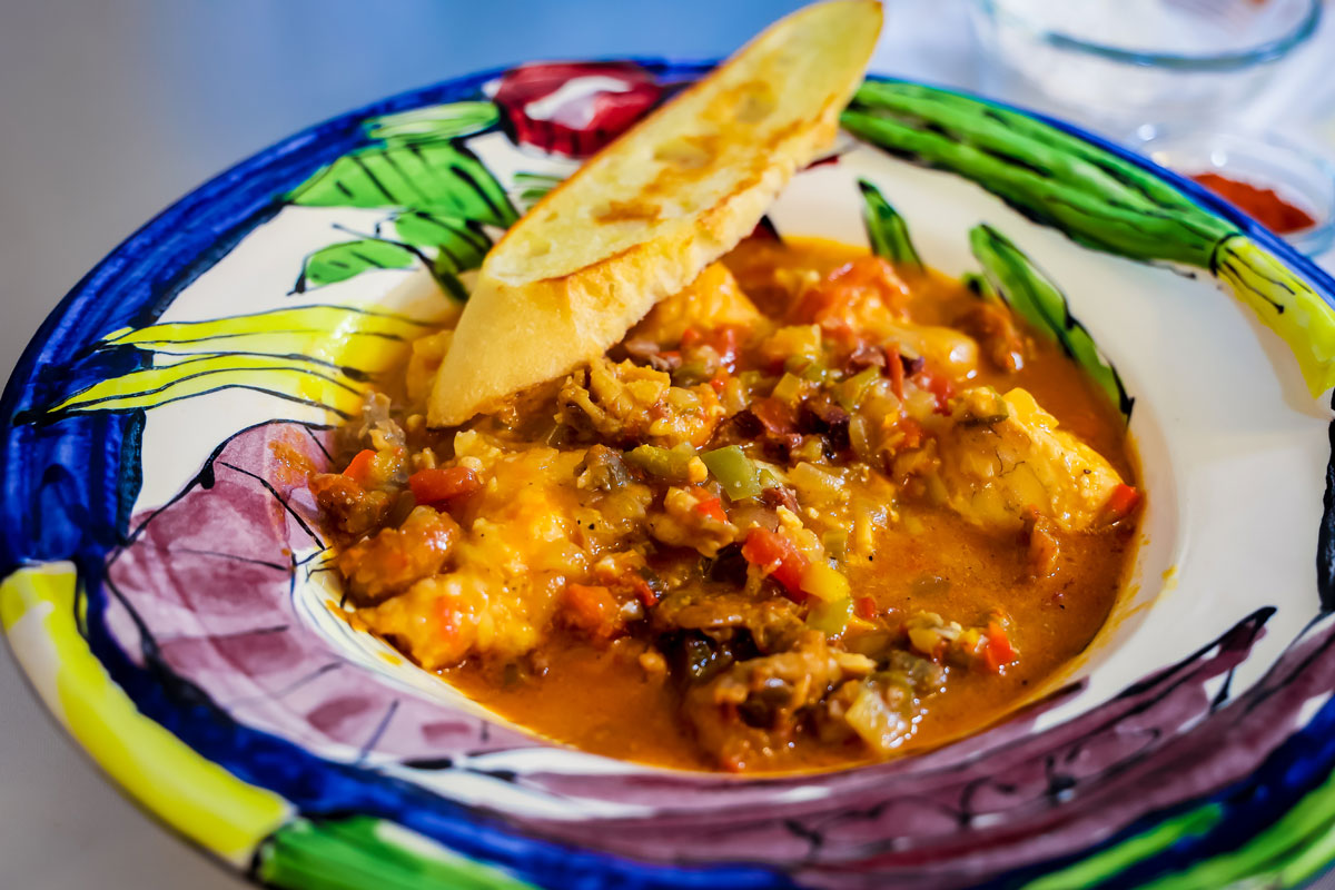 Camp-Style Garfish Courtbouillon Camp-Style Garfish Courtbouillon